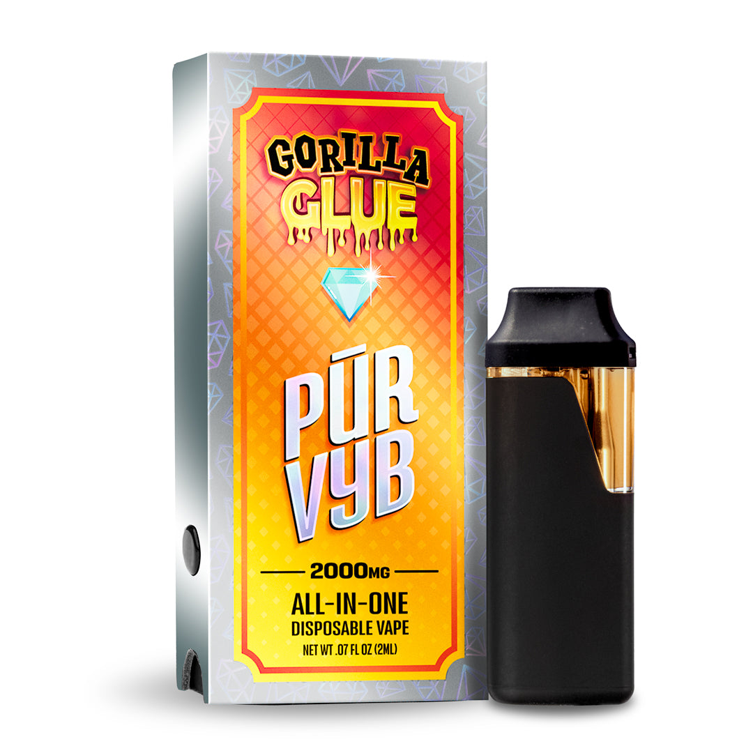 PUR VYB - 2G THCa Live Resin Gorilla Glue - Indica